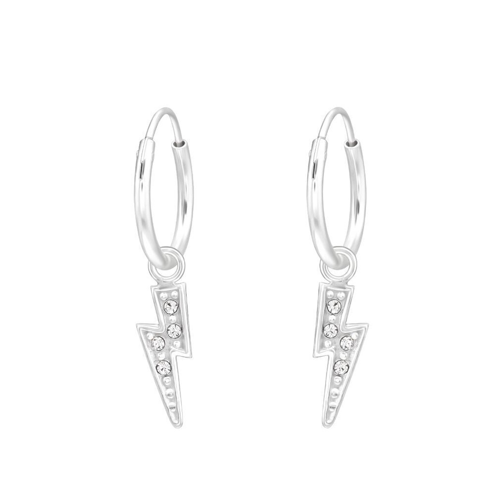 Sterling Silver Bolt Stud Earrings